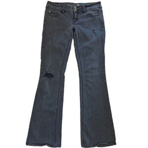 American Eagle Outfitters Gray Flare Jeans